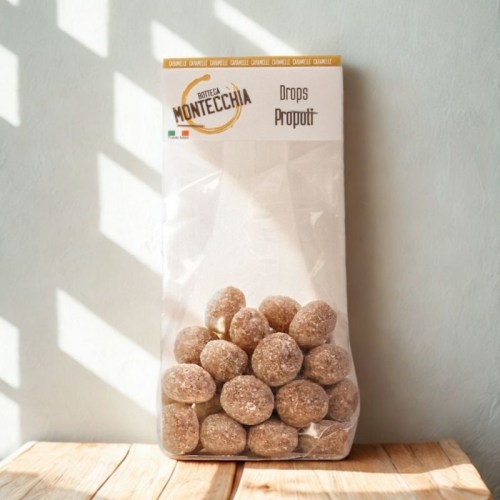 caramelle propoli e miele senza trattamenti Bottega Montecchia a Teramo in Abruzzo