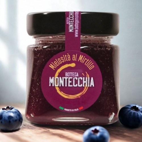 mielosità miele al mirtillo 110ml biologico senza trattamenti Bottega Montecchia a Teramo in Abruzzo