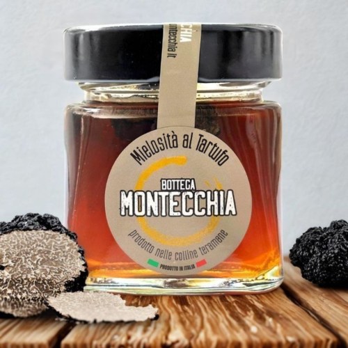 miele al tartufo 110ml biologico senza trattamenti Bottega Montecchia a Teramo in Abruzzo