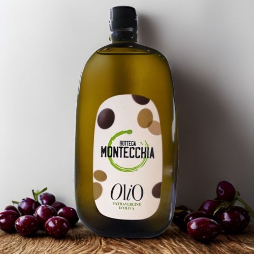 olio extra vergine oliva senza trattamenti della Bottega Montecchia a Teramo in Abruzzo