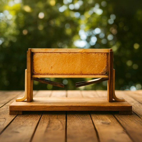 favo di miele con telaio di legno artigianale della Bottega Montecchia a Teramo in Abruzzo